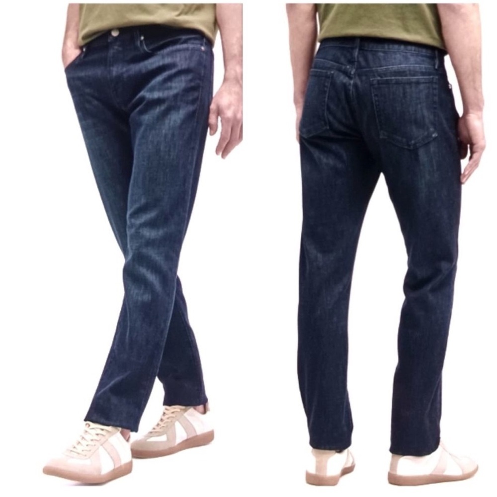 NWT FRAME L’Homme Slim Jeans Size 31 Midnight Blue $208 MSRP – Broken Zipper